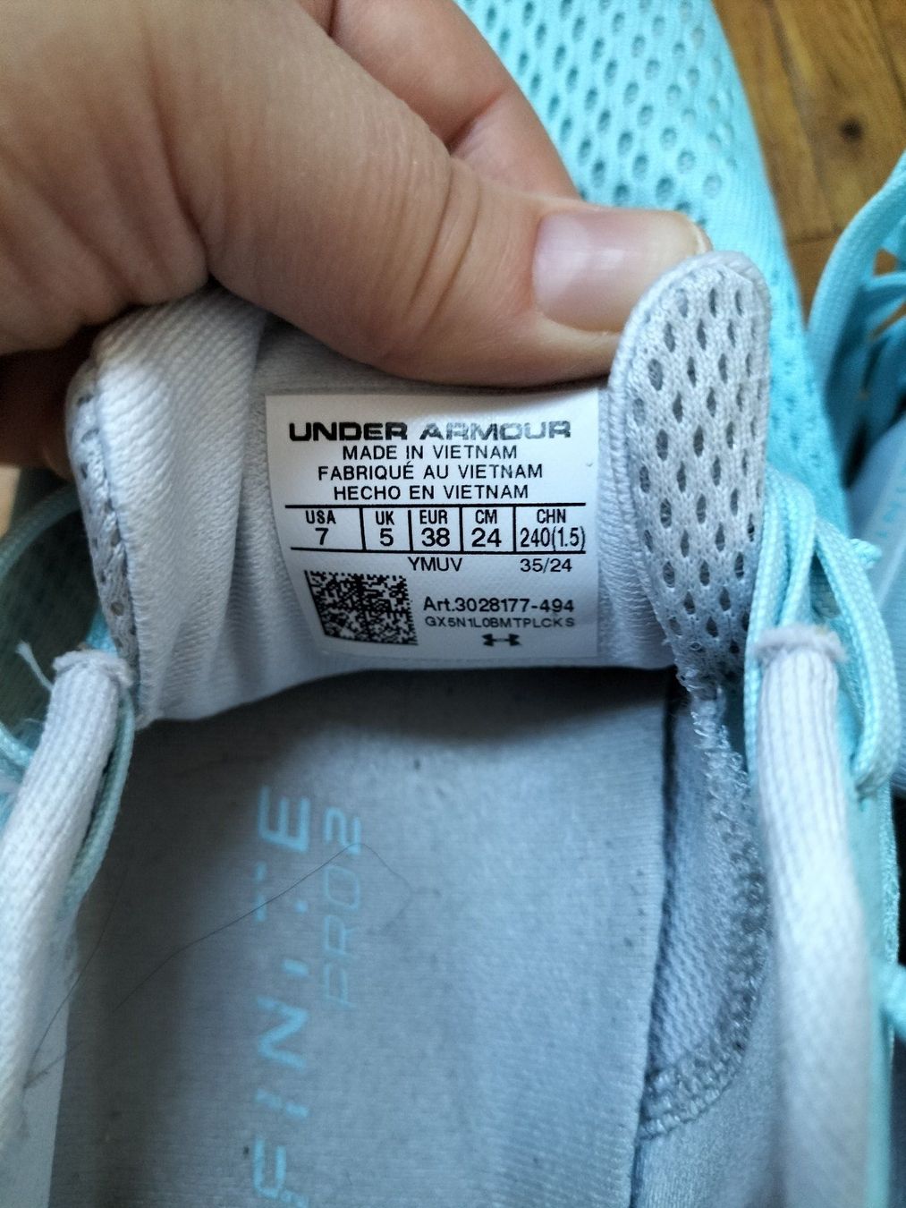 Under Armour Damenschuhe: Under Armour Infinite pro 2 pointure 38 – Gebraucht aus Clarens von coco_fashion 1