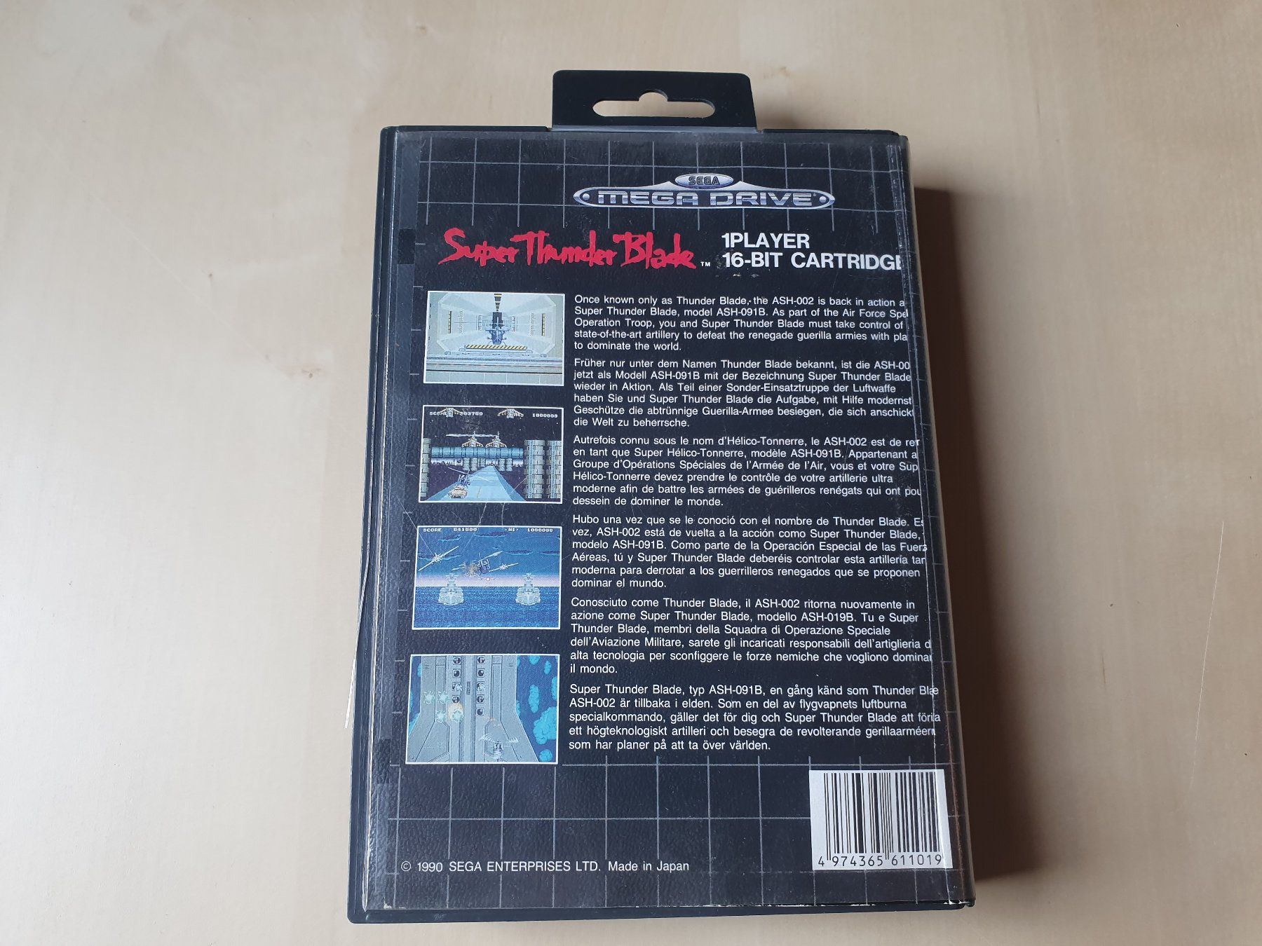 Sega Jeux: Super Thunder Black – D'occasion à Stansstad par collectorsshop 1