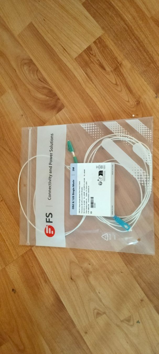 3M Cavi: FS OS2 9/125 Singlemode Fiber Patch Kabel, 3M, Neu – Usato da Schiers venduto da Jpdmt