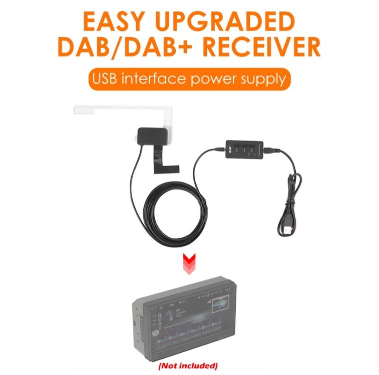 DAB-Radio Nachrüstung für Autos mit USB-Anschluss