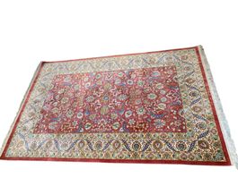 Tapis/ Teppich/ Carpet ancien Rare Ghom en soie signé, Iran