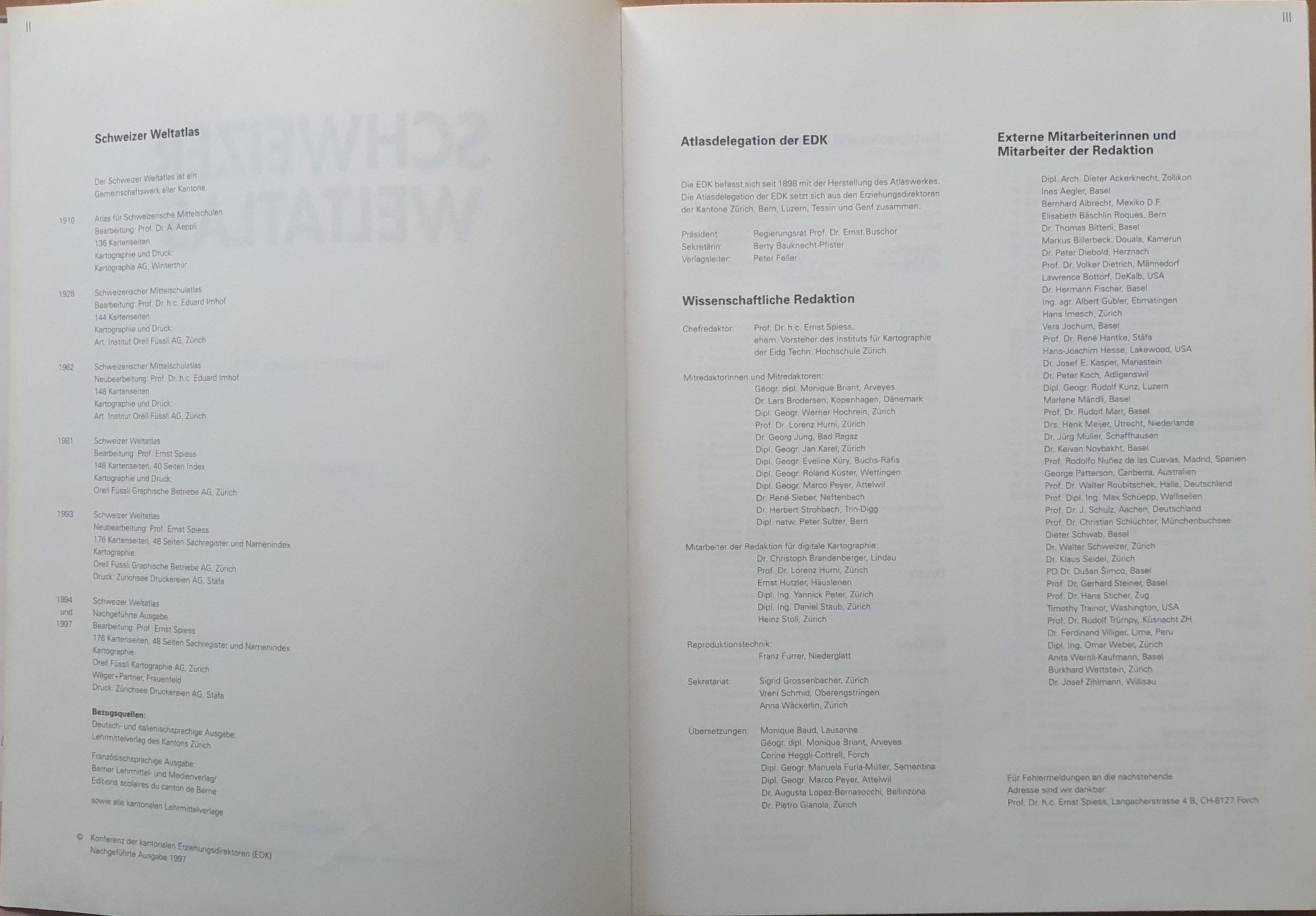 Libri: Schweizer Weltatlas, guter Zustand – Usato da Zürich venduto da Vesco01 1