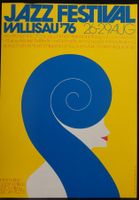 Niklaus Troxler Jazz Festival Willisau 1976, Siebdruck