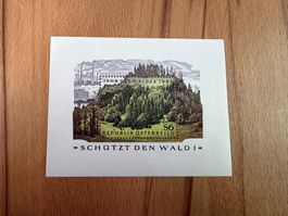 Österreich Block 7 postfrisch 1985 "Schützt den Wald" MNH