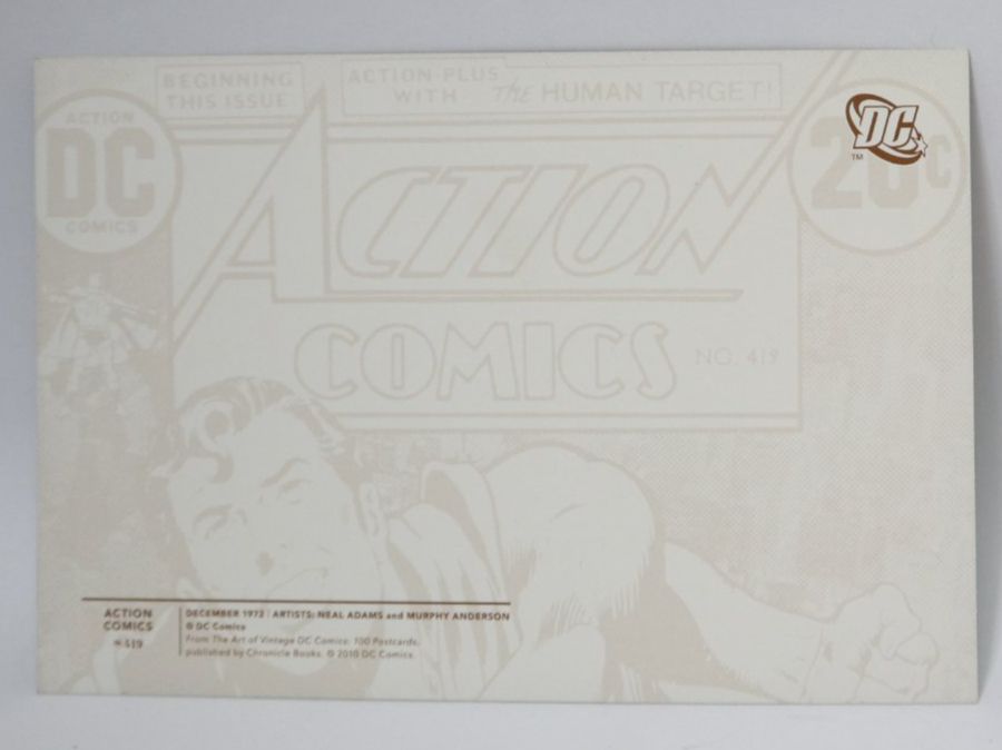 Cartes postales: AK DC Comic Cover, Superman Postkarte 2010 – Neuf (Voir description) à Eschenbach SG par Astalavista 1