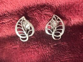 Just Andersen Dänemark 925 Ohrclips Sterling Modernist