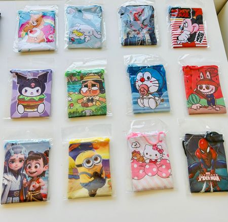 Mini Kinder Tasche mit Bändel – 12 Designs zur Auswahl