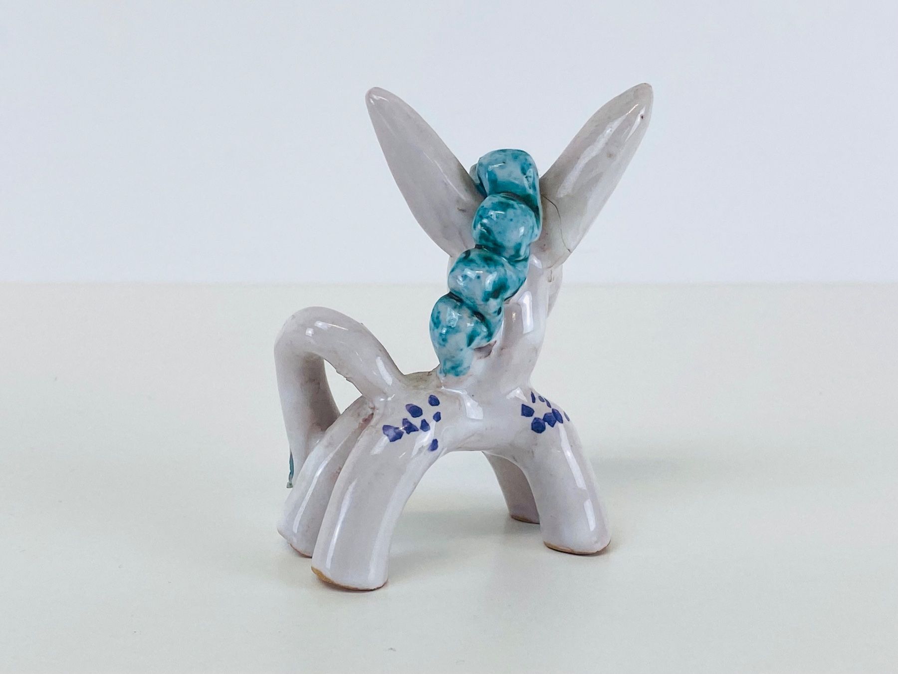 Statuette: HILDE HERZIG StudioKeramik Tierfigur / Figur "Pony" UNIKAT – Usato da Zürich venduto da Arche_Brockenhaus 4