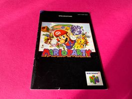 ANLEITUNG FÜR MARIO PARTY NINTENDO 64