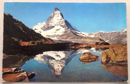 Zermatt, Riffelsee mit Matterhorn