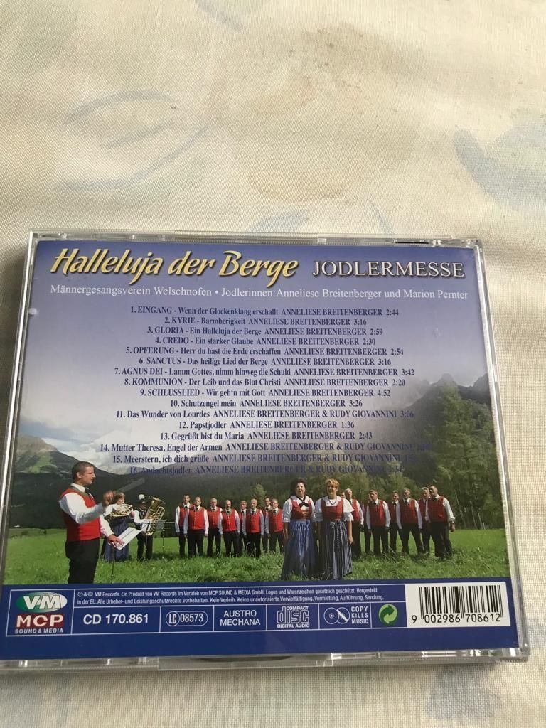 CDs: CD Halleluja der Berge; Jodlermesse – Gebraucht aus Sargans von Pacor 1