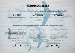 Swissair Schweiz. Luftverkehr-AG, Zürich - 1958 (3.Em.)