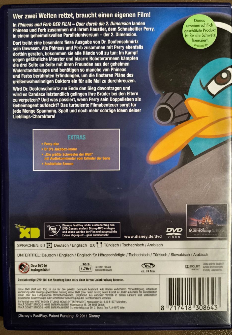 Tutti i DVDs: DVD Phineas und Ferb – Usato da St.Erhard venduto da himmelblau21 1