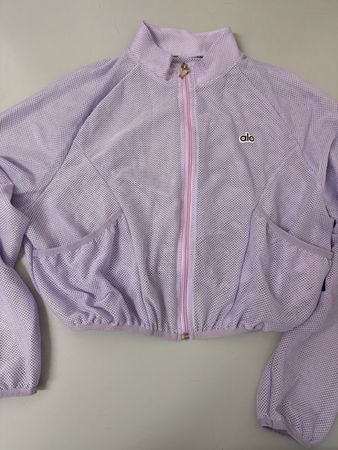 Damen Netzjacke Alo Lila Grösse S M L guter Zustand