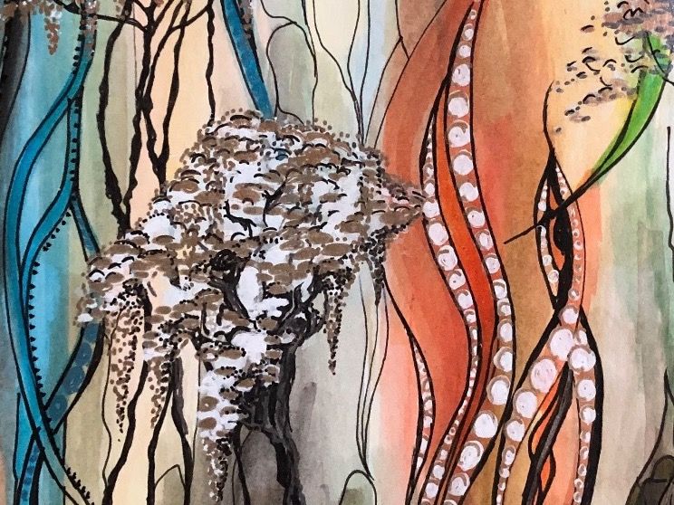 Dipinti: Aquarell Landschaft, Unikat, handgemalt – Nuovo (secondo la descrizione) da Uster venduto da mef_6qpg 1