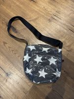 Schultertasche mit Sternenmuster, Upcycling, neuwertig! (54)