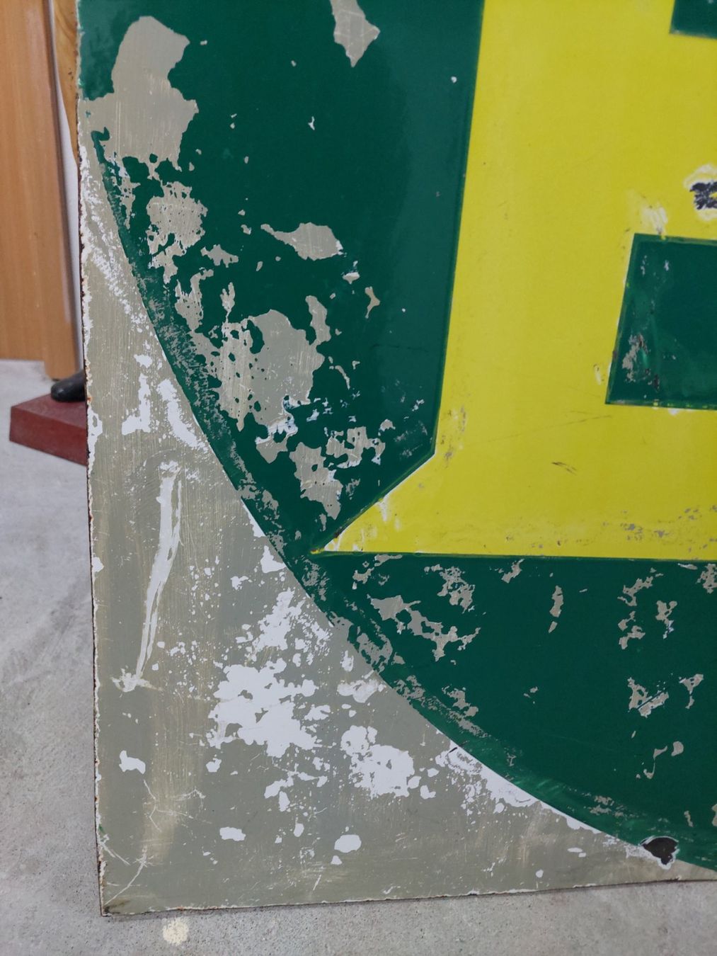 Insegne: Doppelseitiges BP Schild – Usato da Siblingen venduto da rantiques 6