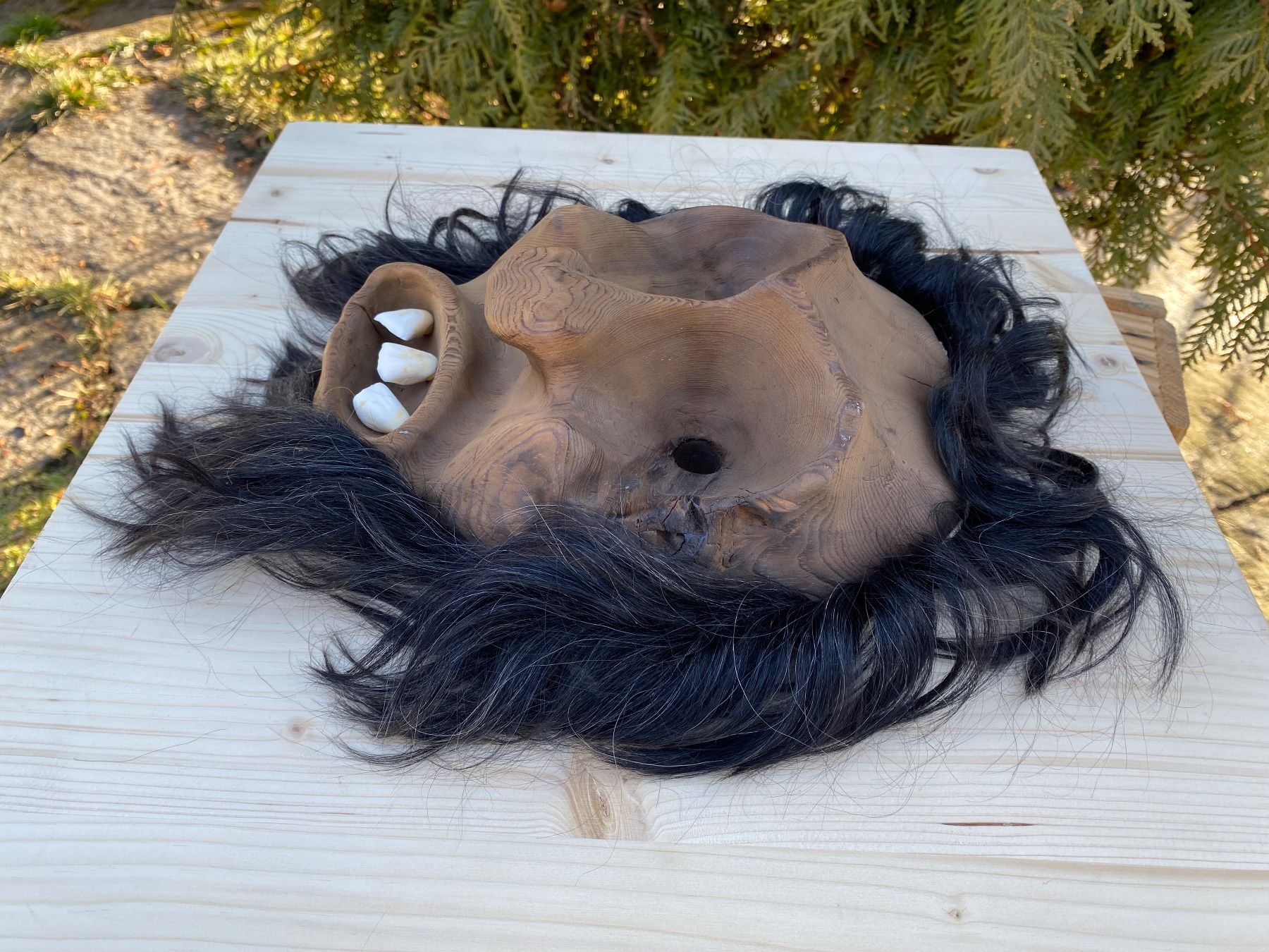 Altro in Antiquarato & Arte: sehr schöne alte Walliser Holzmaske – Usato da Feldbach venduto da Olive1 5