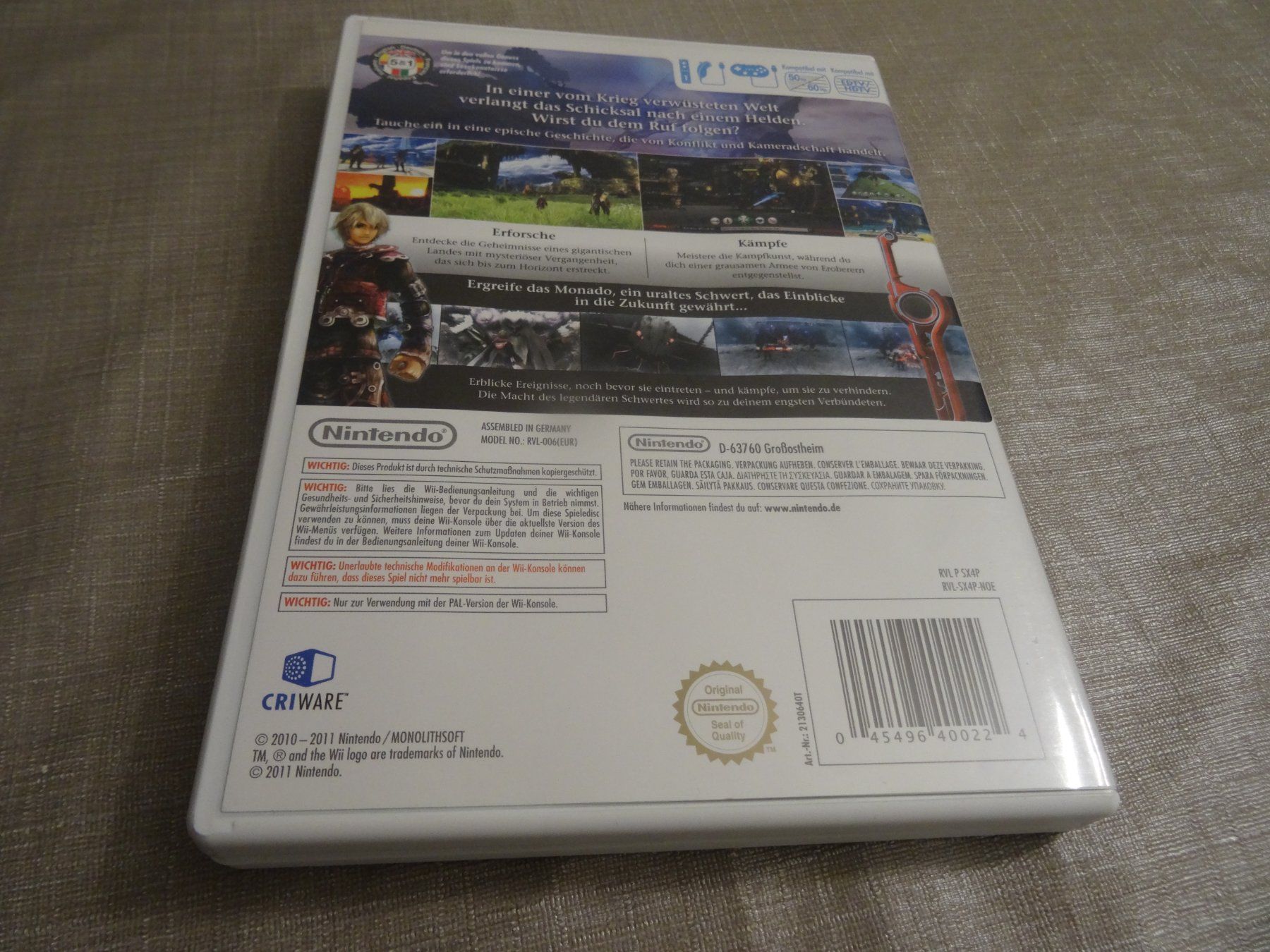 Nintendo Giochi: Xenoblade Chronicles für Wii - – Usato da Olten venduto da Disc-Ausverkauf 2