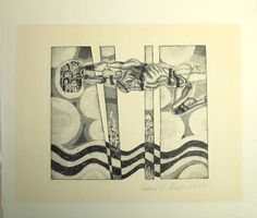 Lithographie Helmut Stephan Diedrich