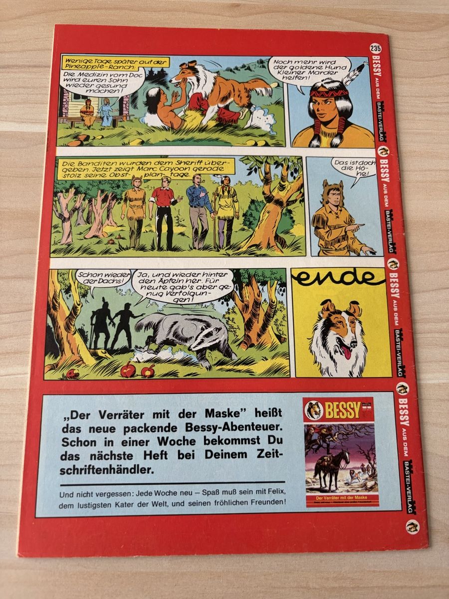 Fumetti: Bessy Bastei 1.Auflage Heft 235 – Usato da Kehrsatz venduto da Raboy 1