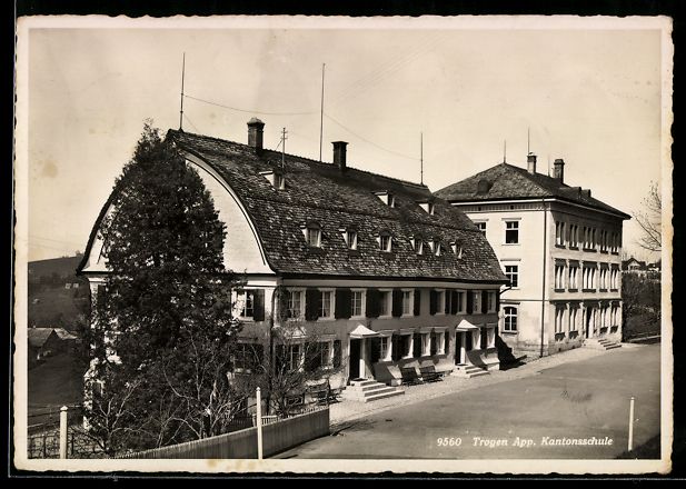 Cartes postales: AK Trogen /App., An der Kantonsschule – D'occasion à Berlin par bartko-reher
