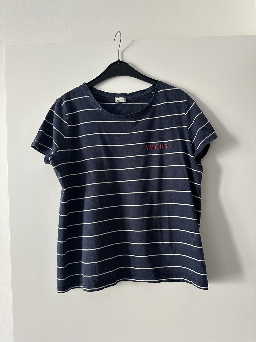 T-shirt: Tee shirt bleu à rayures – Nuovo (secondo la descrizione) da Lausanne venduto da sou_w9bl