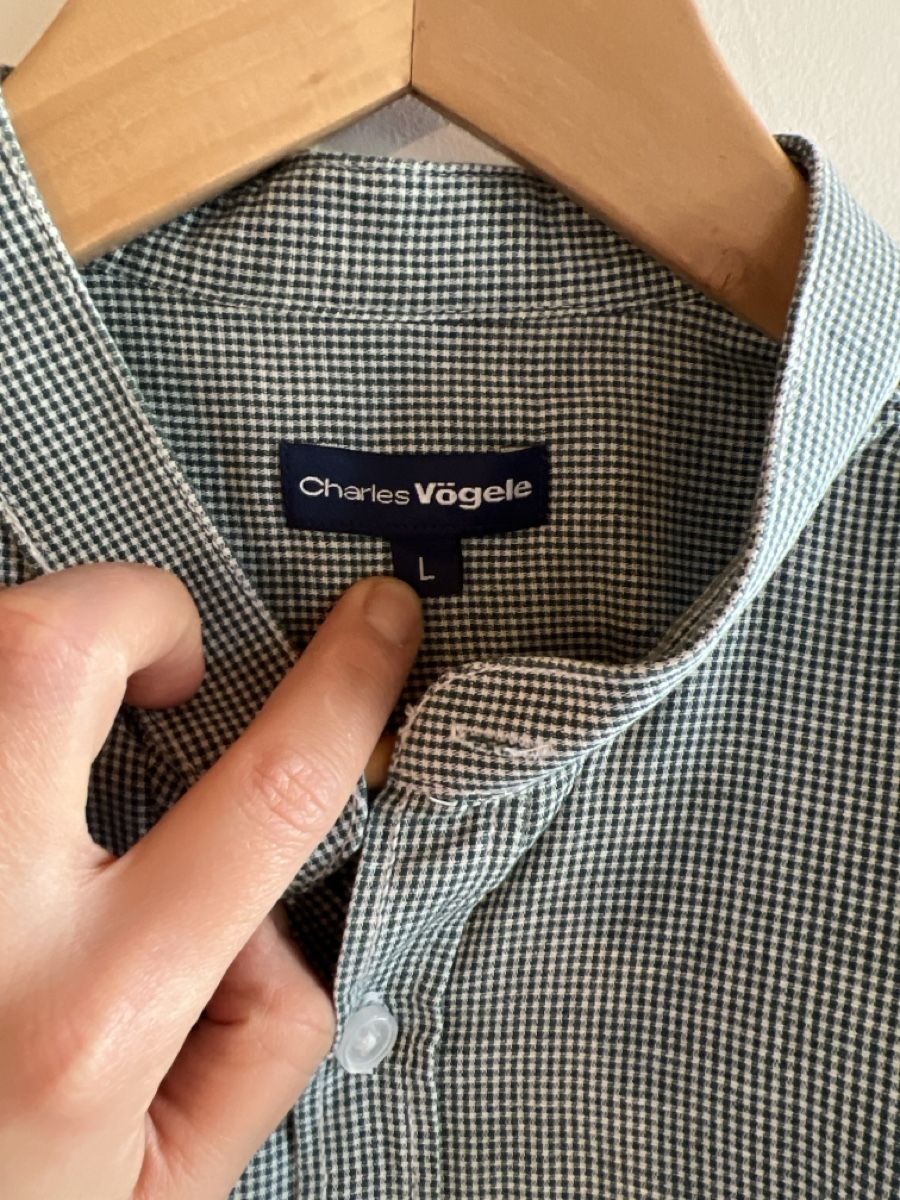 Camicie: Charles Vögele Herren Sommer Hemd Gr.L – Usato da Wallisellen venduto da sarinavs 1