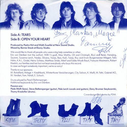 Dischi in vinile: Passion - Tears (7") – Usato da Romanshorn venduto da and_2nf7 1