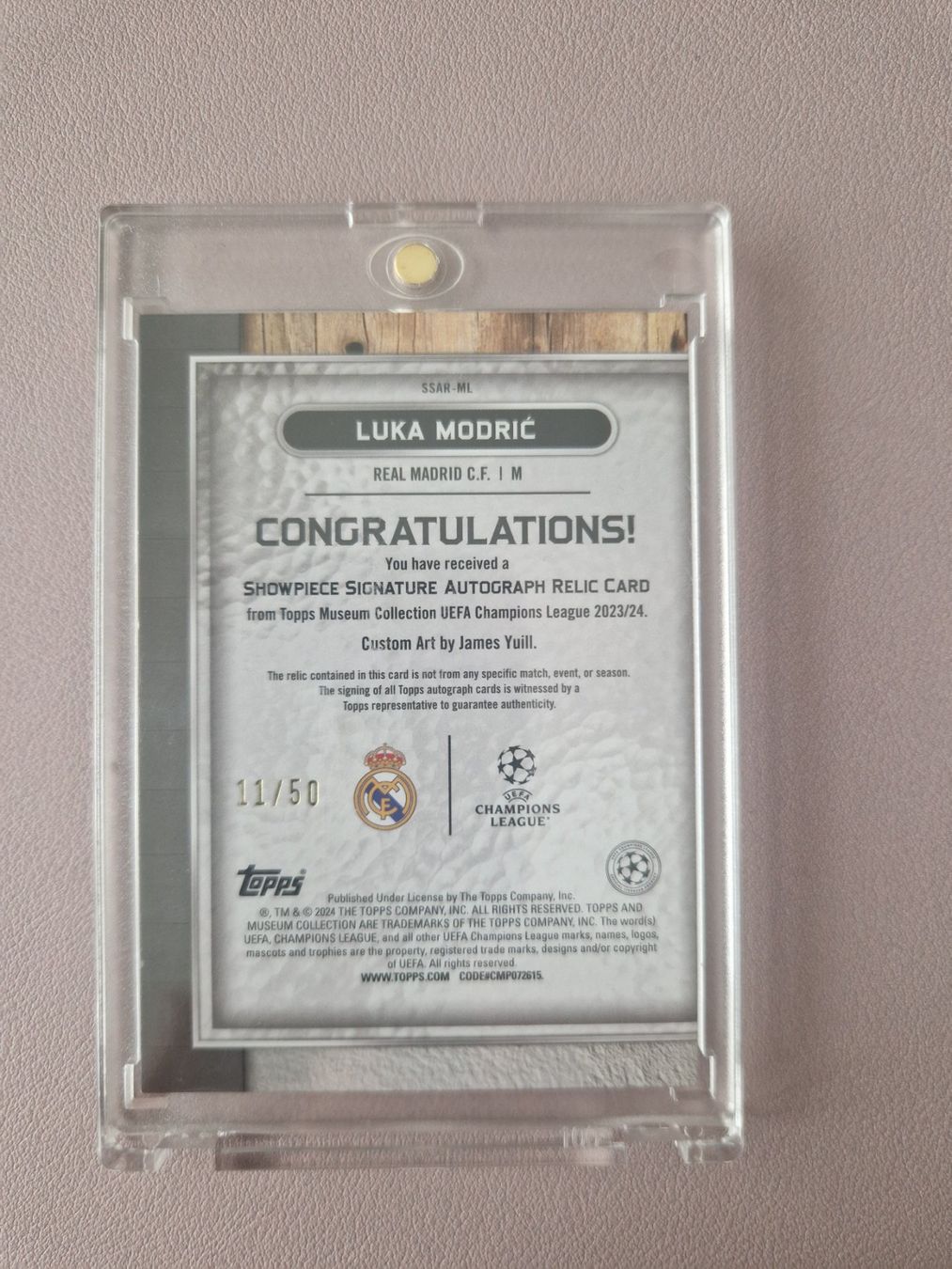 Topps Carte collezionabili: Topps Luka Modric 11/50  Auto Museum Collection – Nuovo (secondo la descrizione) da galgenen venduto da misi88 1