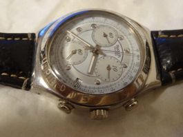 S-WATCH GRÖÖSE CHRONOGRA HEREN UHR.QUARTZ,DAT,-LÄÜFT-38X45MM