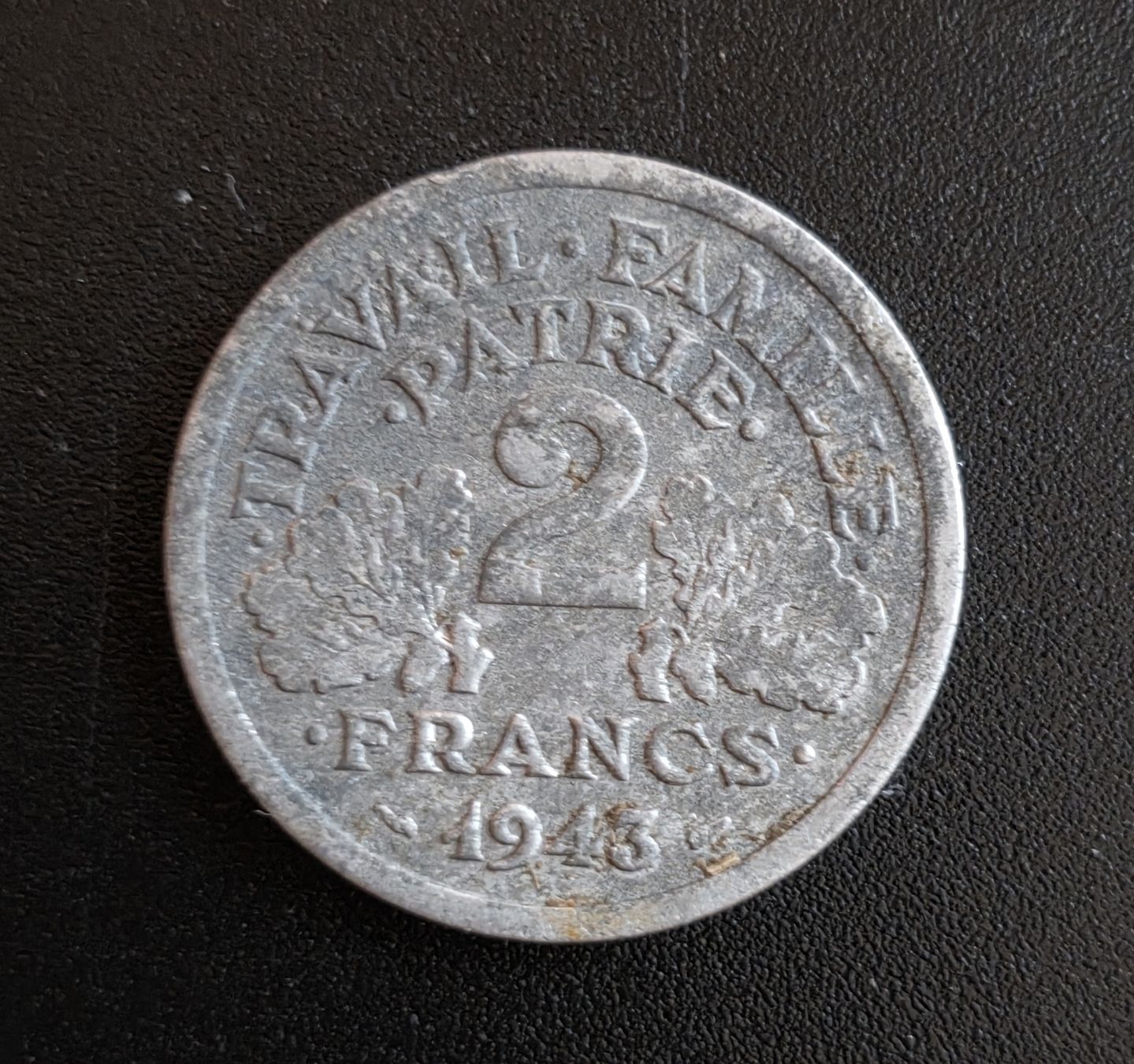 Tutti le monete: 2 francs France 1943 – Usato da Genève venduto da bbastos 1