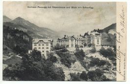 CHUR Kurhaus Passugg mit Dépendance und Blick in's Schanfigg