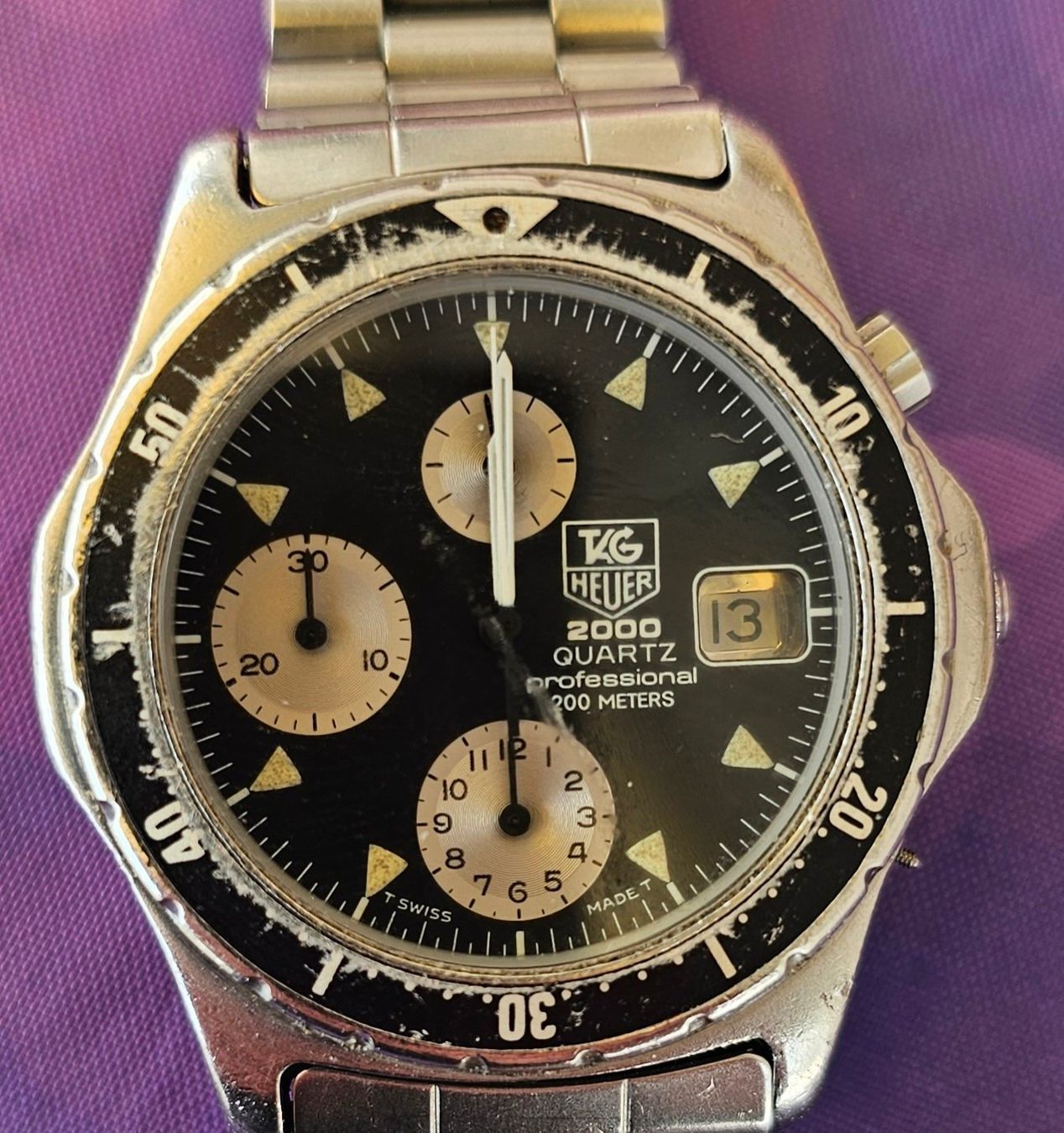 Tag Heuer Orologi: TAG Heuer 2000 Quartz  Professional, Defekt – Difettoso da Neuhausen venduto da Senna4 1