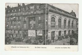 AK Paris Le Petit Journal Fassaden Rue Lafayette, Rue Cadet
