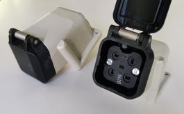 3 x 380 Volt Drehstromsteckdose