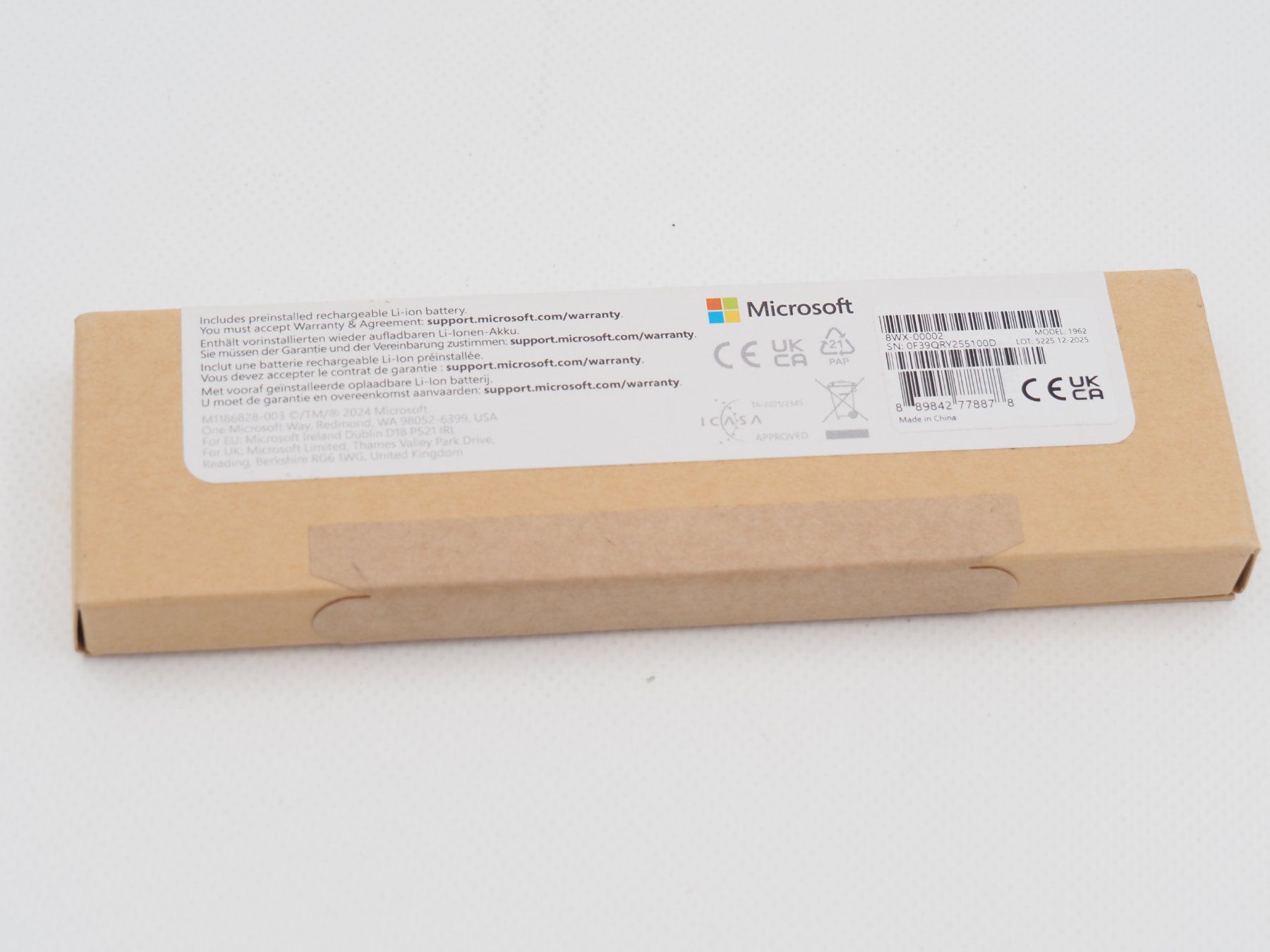 Microsoft Penna & Evidenziatori: MICROSOFT Surface Slim Pen 2 Eingabestift (26082949) – Nuovo e nell'imballaggio originale da Zürich venduto da fundsachenverkauf 1