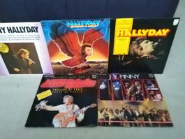 LP Sammlung JOHNNY HALLYDAY