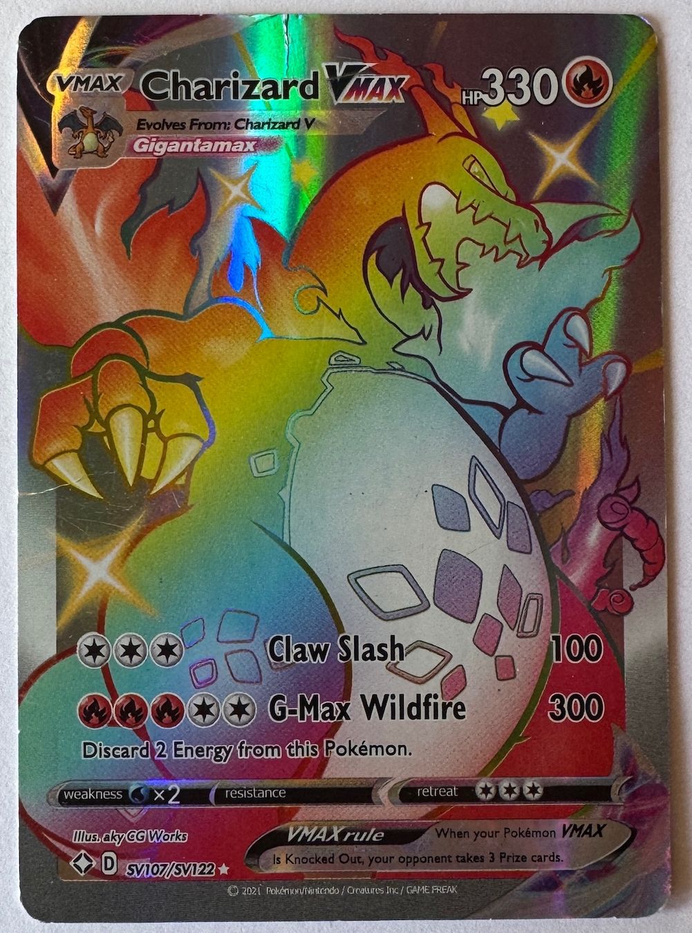 Pokémon Cartes à collectionner: Pokemon, Charizard Vmax – D'occasion à Winterthur par SegelflugModell