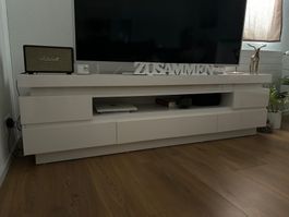 TV-Möbel/Lowboard mit Licht Farben verstellbar