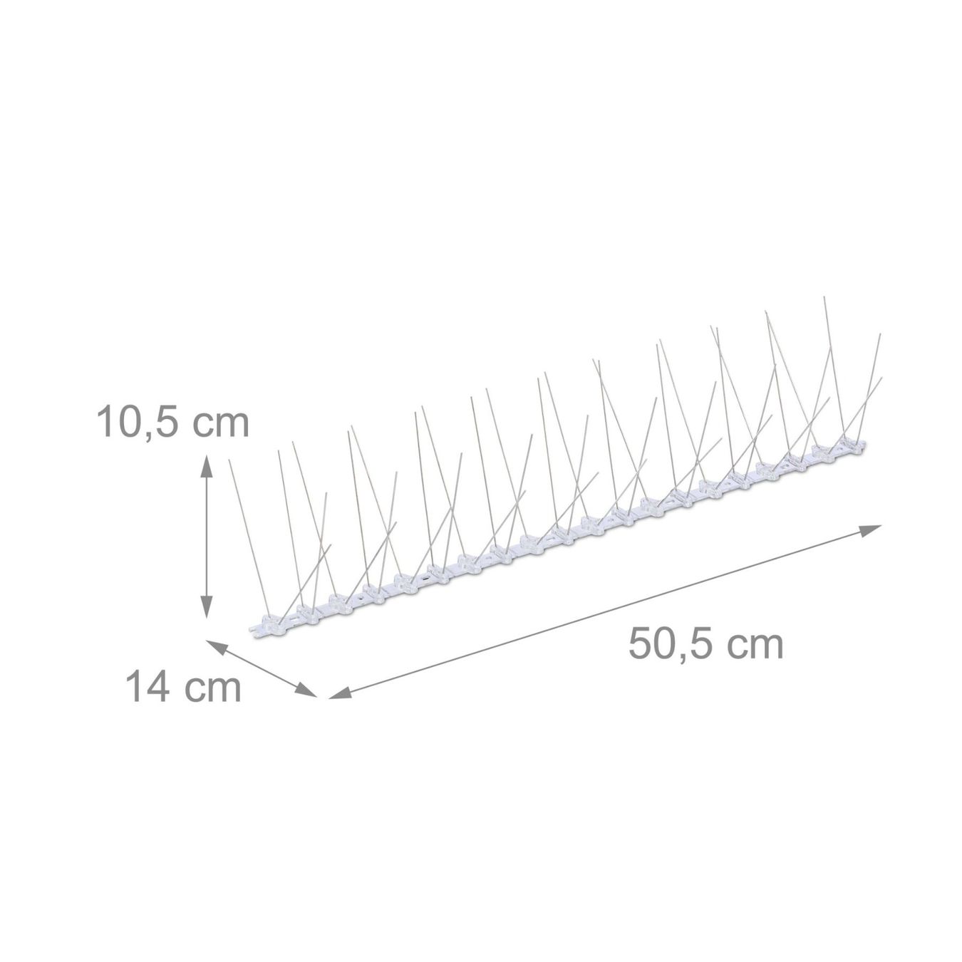 Griglie e Inferriate: Vogelabwehr - Taubenabwehr Spikes 10er Set, 5 Meter – Usato da Gerlafingen venduto da Tsuru 2