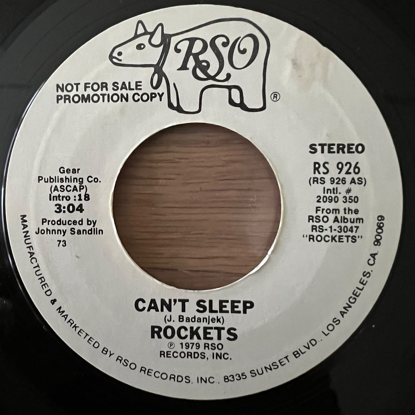 Dischi in vinile: Rockets - Can't Sleep / US-Promo 1979 – Usato da Gais venduto da soundcave57