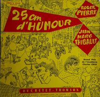 Vinyl 10’ - 25 cm d’humour - France 1963