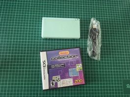 Nintendo DS Lite - Ice Blue + Puzzle Collection Game!