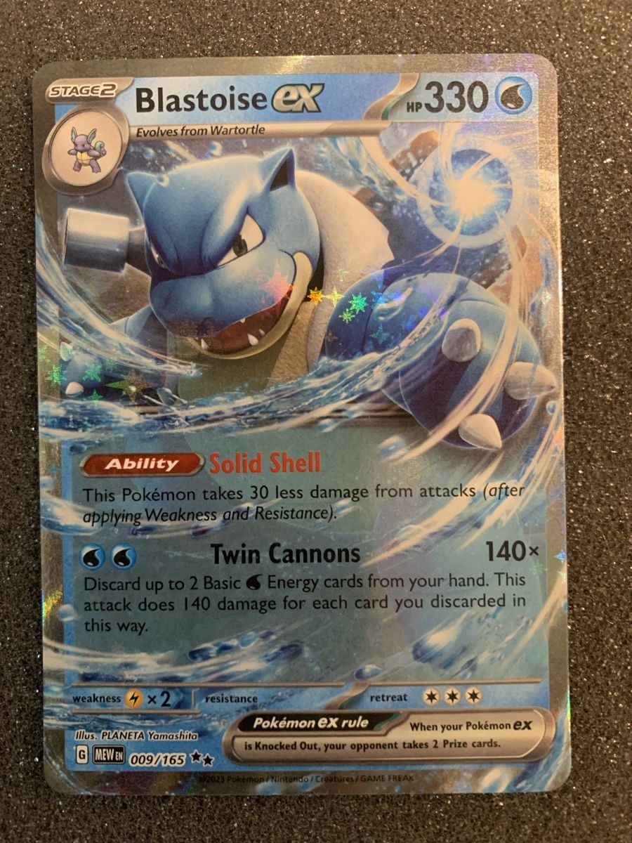 Pokémon Carte collezionabili: Blastoise ex EN 009/165 – Usato da Bironico venduto da ars_z6lb 3