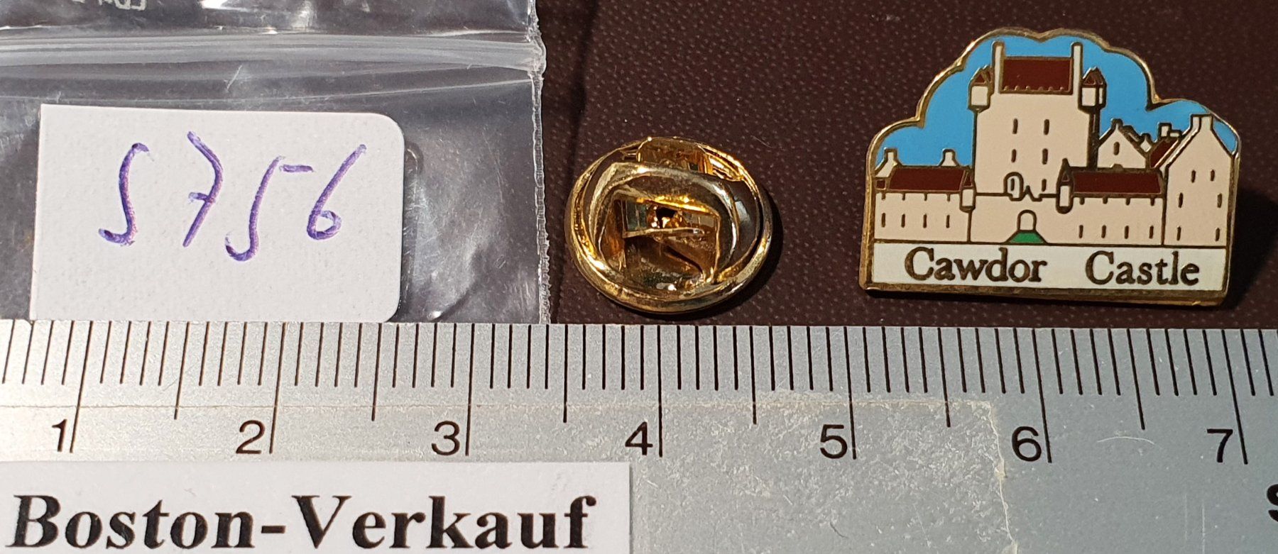 Placchette & Badge: S756 - Pin Schloss Cawdor Castle – Usato da Reinach BL venduto da Boston-Verkauf 1