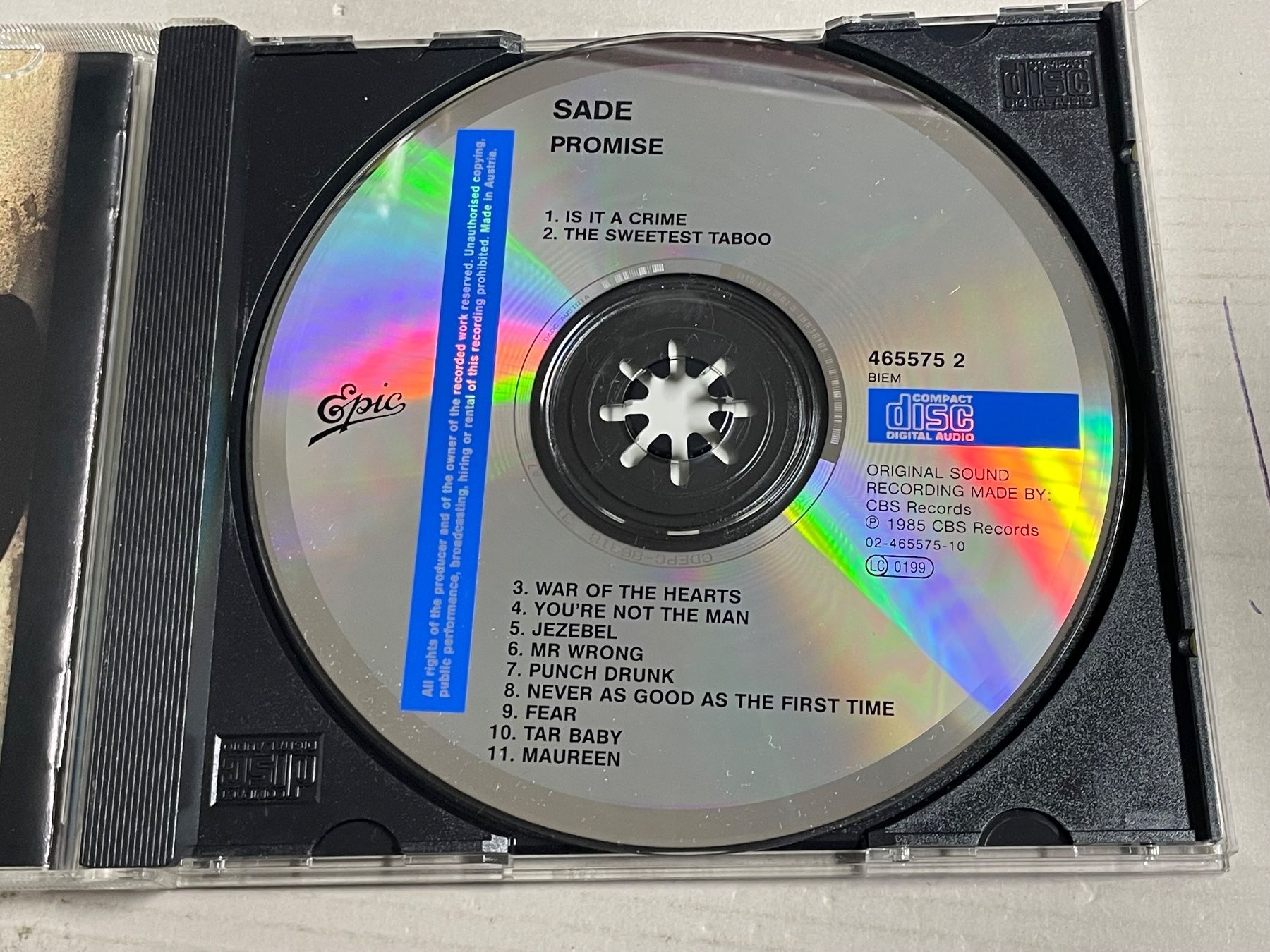CDs: Sade-Promise – D'occasion à Muri b. Bern par AdidasCollector 1