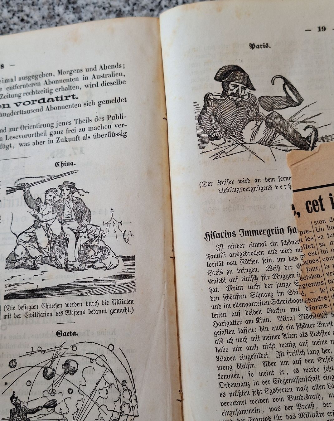 Bücher: Der Postheiri Illustrierte Blaetter 1861  – Gebraucht aus Züberwangen von Christine55 1