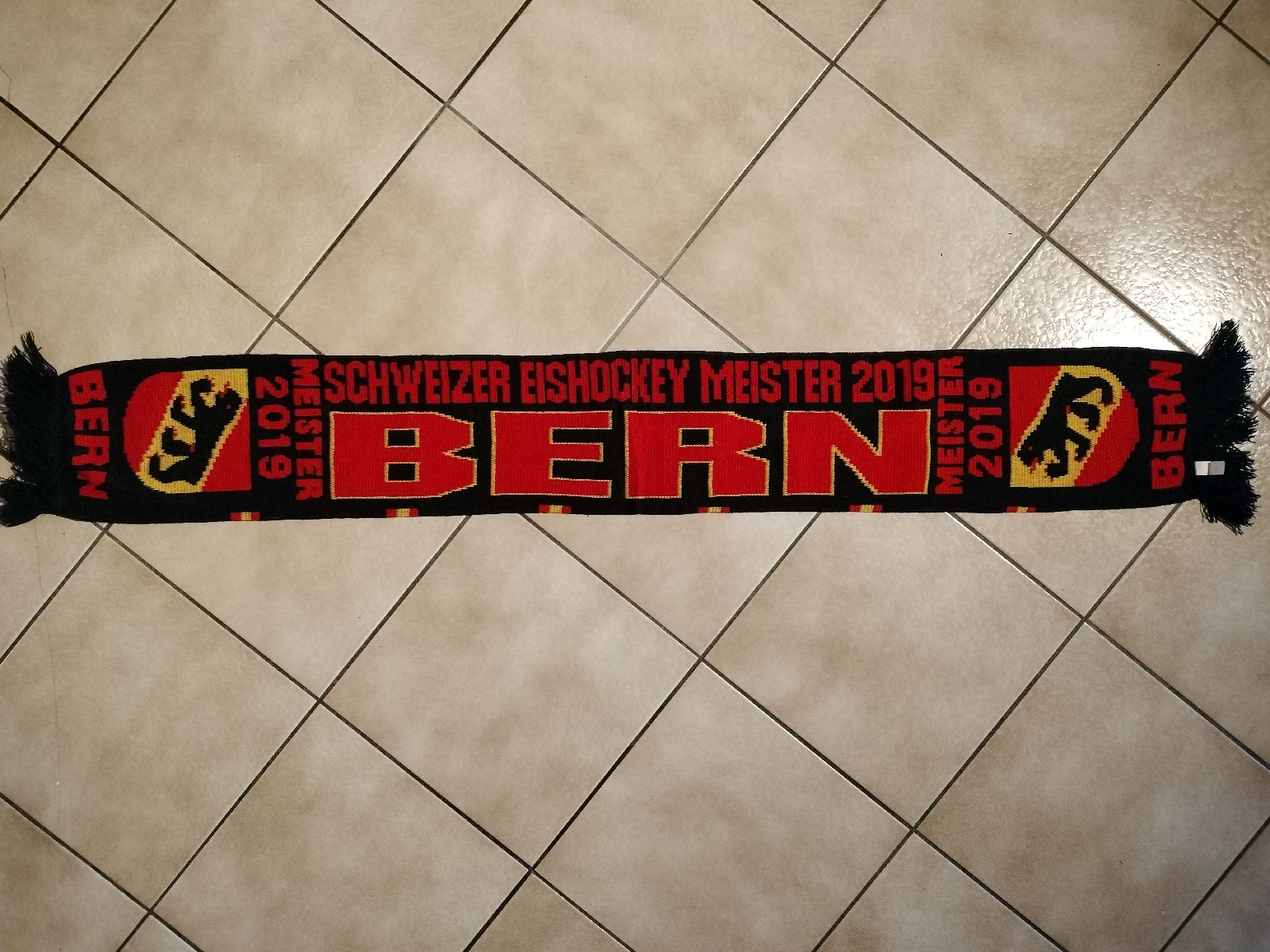 Foulard & Sciarpe: SC Bern SCB Fan Schal – Usato da Schwanden Sigrisw venduto da Wibe81