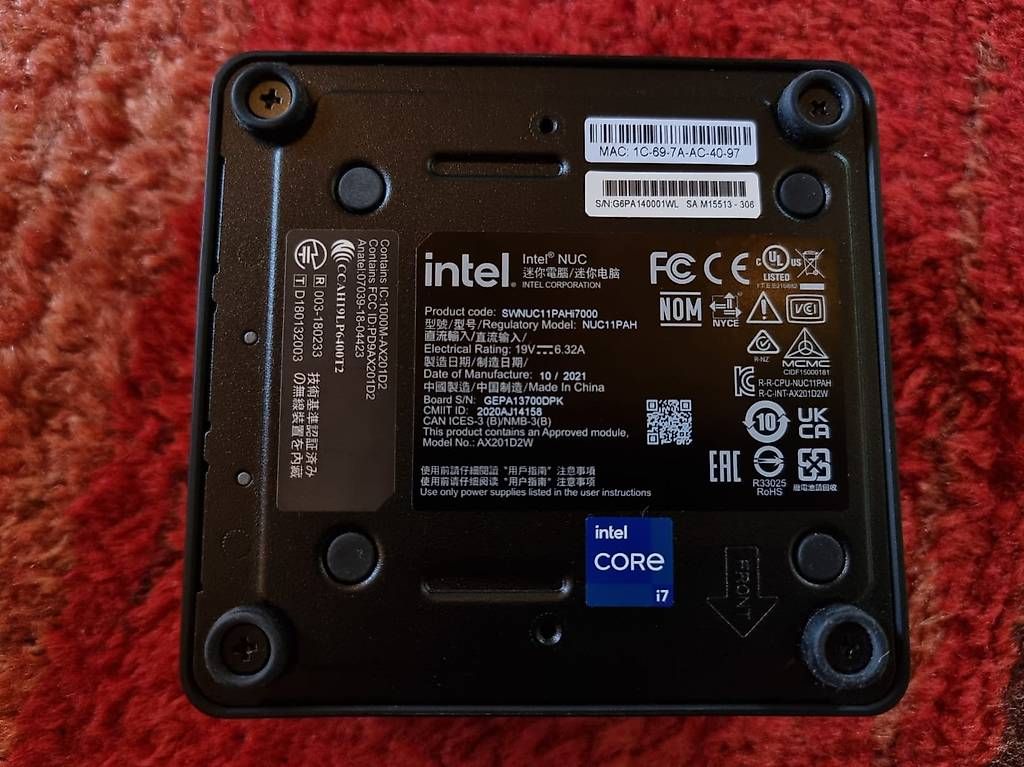 Intel PC: Intel NUC 11 Perf Kit | 2TB M.2 970 EVO Plus | DDR4-3200 RAM – Usato da Hofstetten BE venduto da Riccedit 2